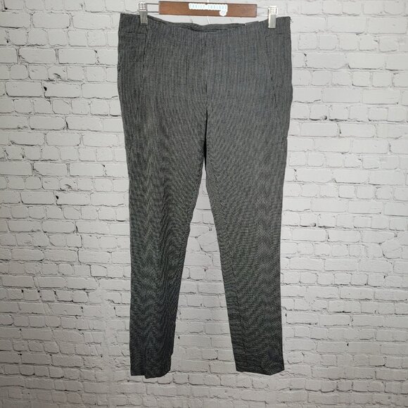 NWT Amanda + Chelsea Black Contemporary Fit Low Rise Stretch Pants 4 (31x30) - Picture 1 of 14